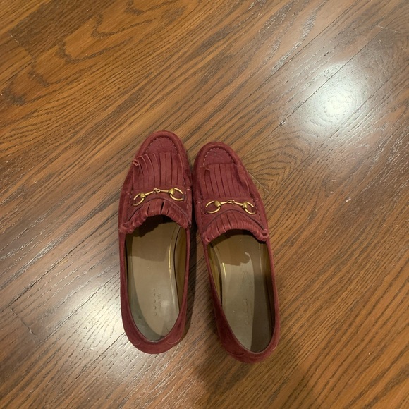 Gucci Loafers in suede - Burgundy - Picture 4 of 6